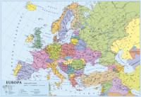 Mapa na biurko Europa Kreska